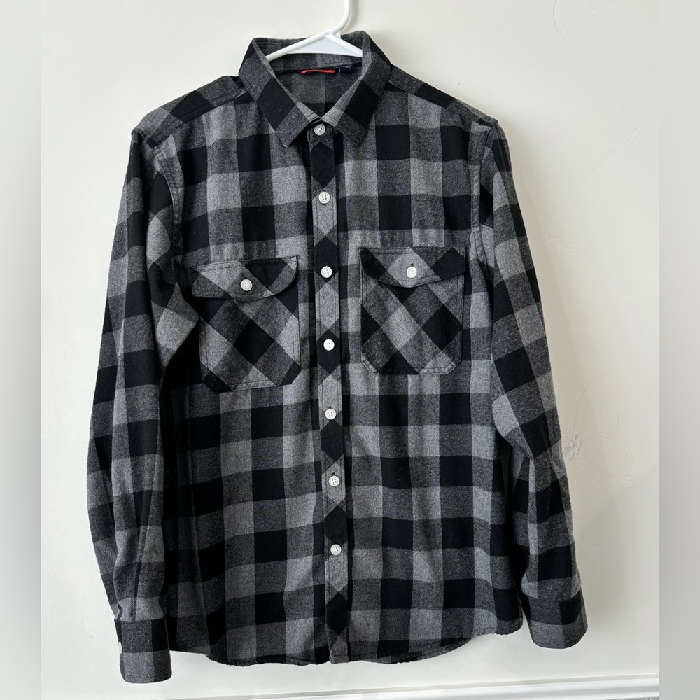 Men's Plaid Button-Down Shirt